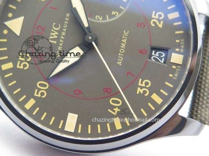 MIROTIME 0331 Chic Big Pilot Real PR IW501902 Real Ceramic ZF 1:1 Best Edition On Nylon Strap A 7275